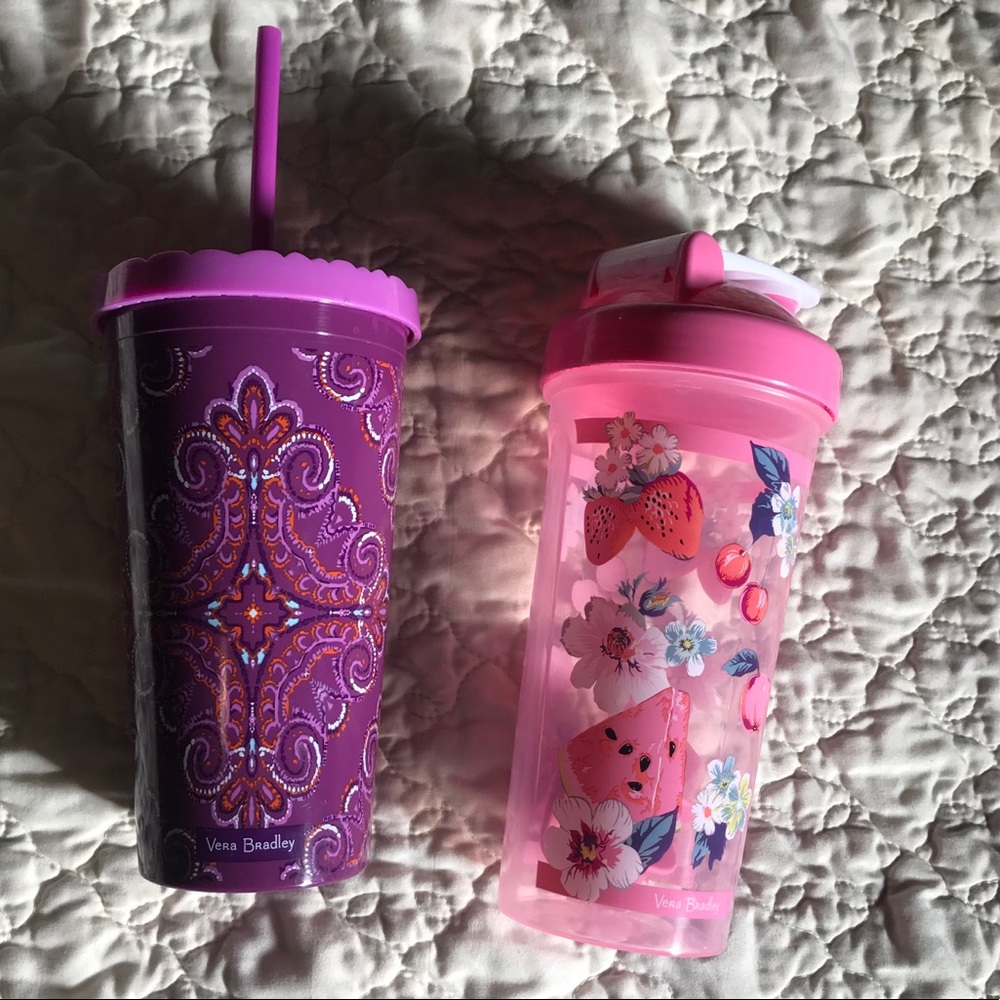 VERA BRADLEY DRINK WARE LOT (FINAL PRICE DROP)